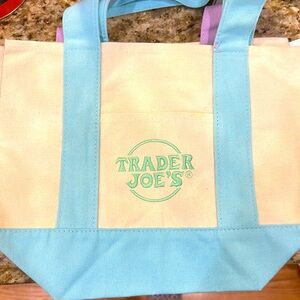 FREE SHIPPING - Trader Joe’s mini totes - Spring Colors